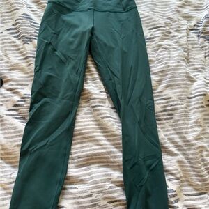 Jade Lululemon Wunder Train Leggings